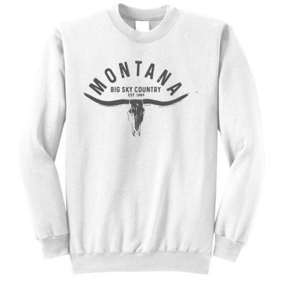 Montana Est 1889 Vintage Gift Sweatshirt