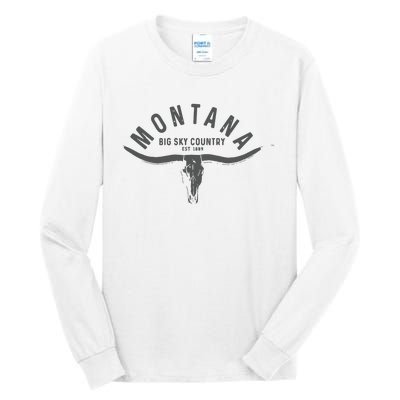 Montana Est 1889 Vintage Gift Tall Long Sleeve T-Shirt