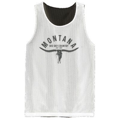 Montana Est 1889 Vintage Gift Mesh Reversible Basketball Jersey Tank