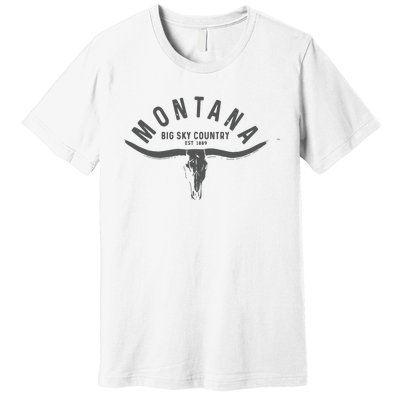 Montana Est 1889 Vintage Gift Premium T-Shirt