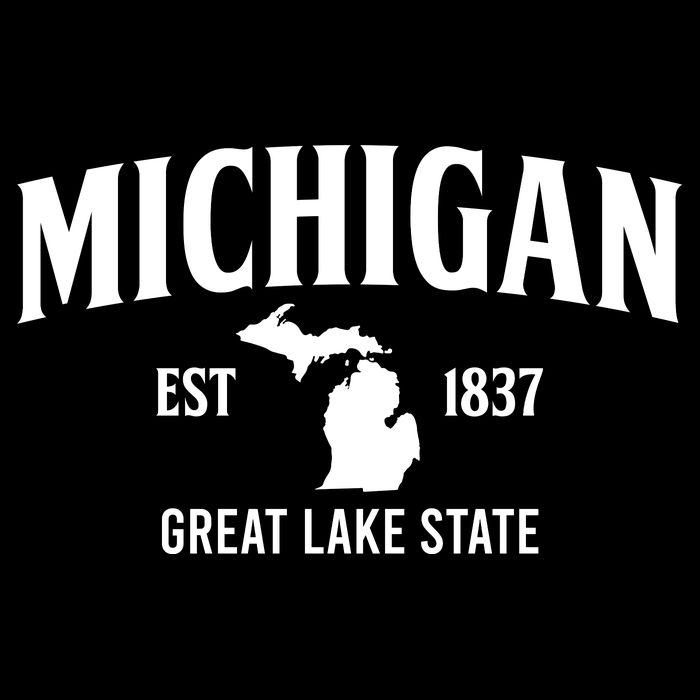 Michigan Est 1837 Great Lake State MI Pride USA Backpack