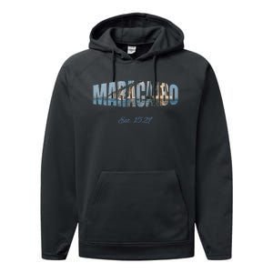 Maracaibo Est. 1529 Venezuela Novelty Gift Performance Fleece Hoodie