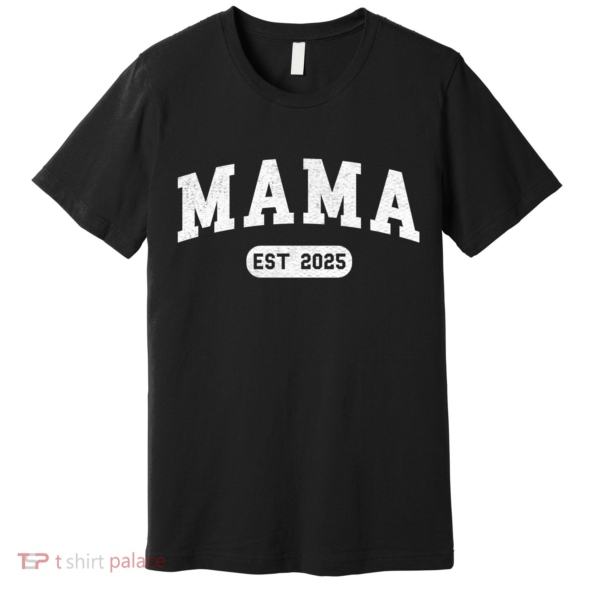 Mama Est 2025 Expect Baby Mother 2025 New Mom 2025  Premium T-Shirt