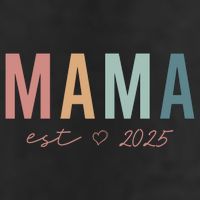 Mama Est 2025 Expect Baby Mothers Day Beanie