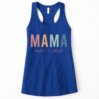 Mama Est 2025 Expect Baby Mothers Day Womens Tank Top