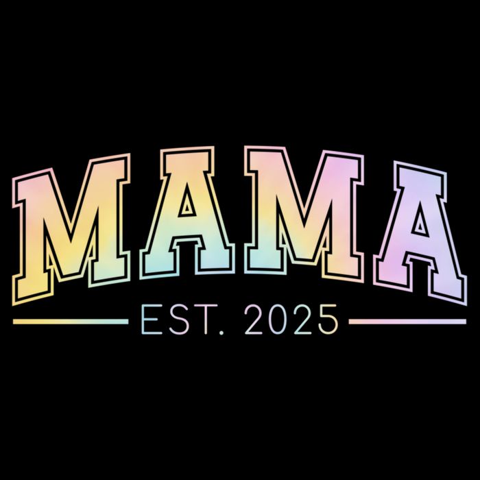 Mama Est. 2025 Expect Baby New Mama Promoted To Mama 2025  Sweatshirt
