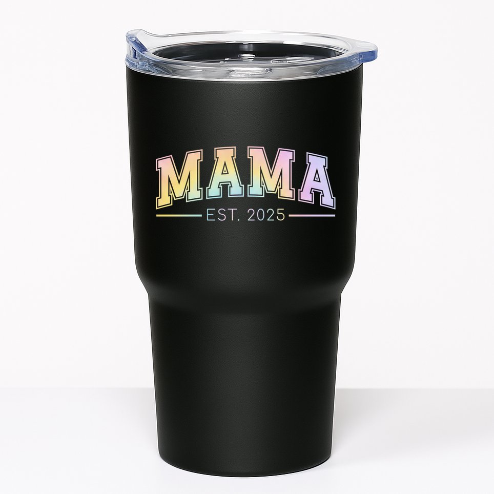 Mama Est. 2025 Expect Baby New Mama Promoted To Mama 2025  Tumbler