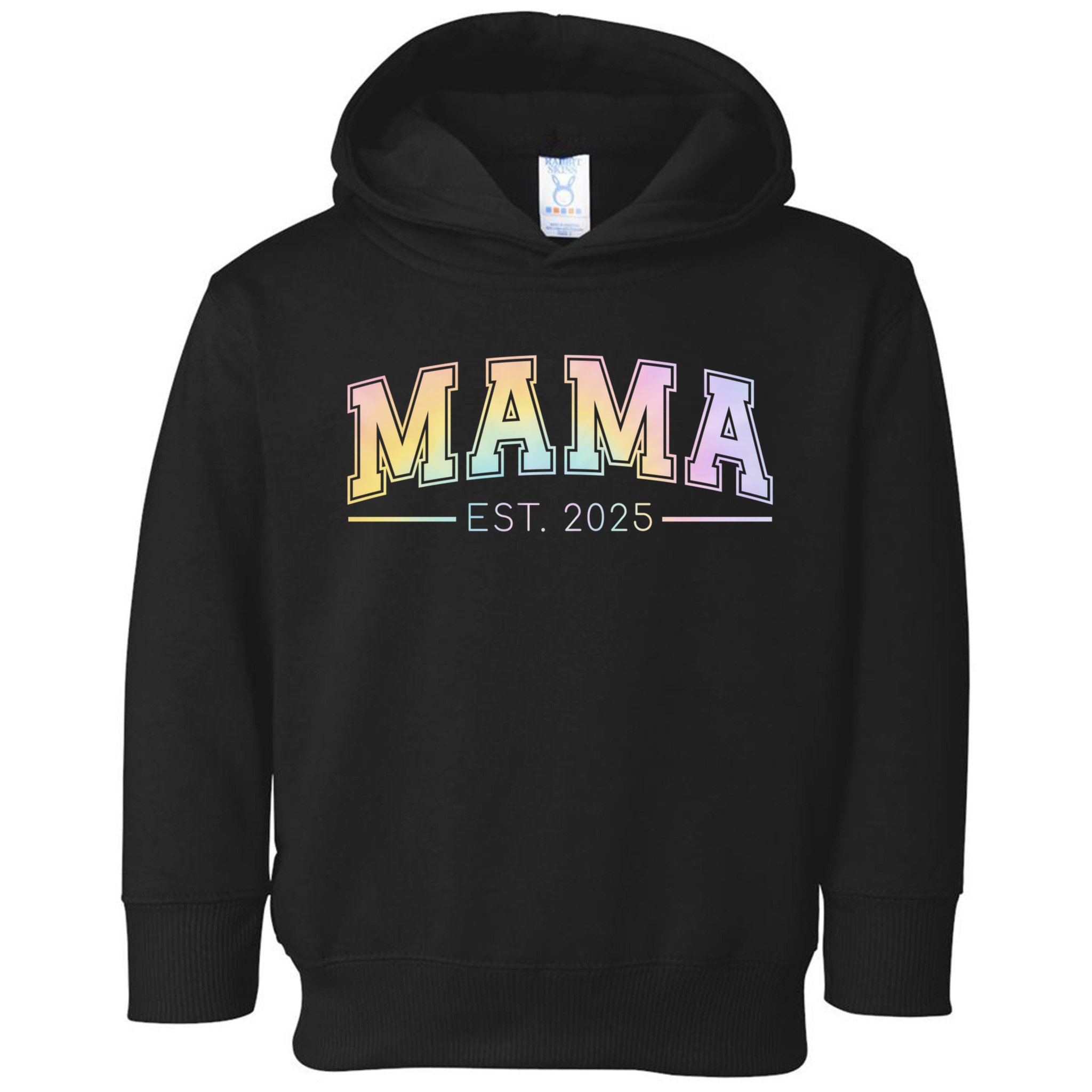 Mama Est. 2025 Expect Baby New Mama Promoted To Mama 2025  Toddler Hoodie