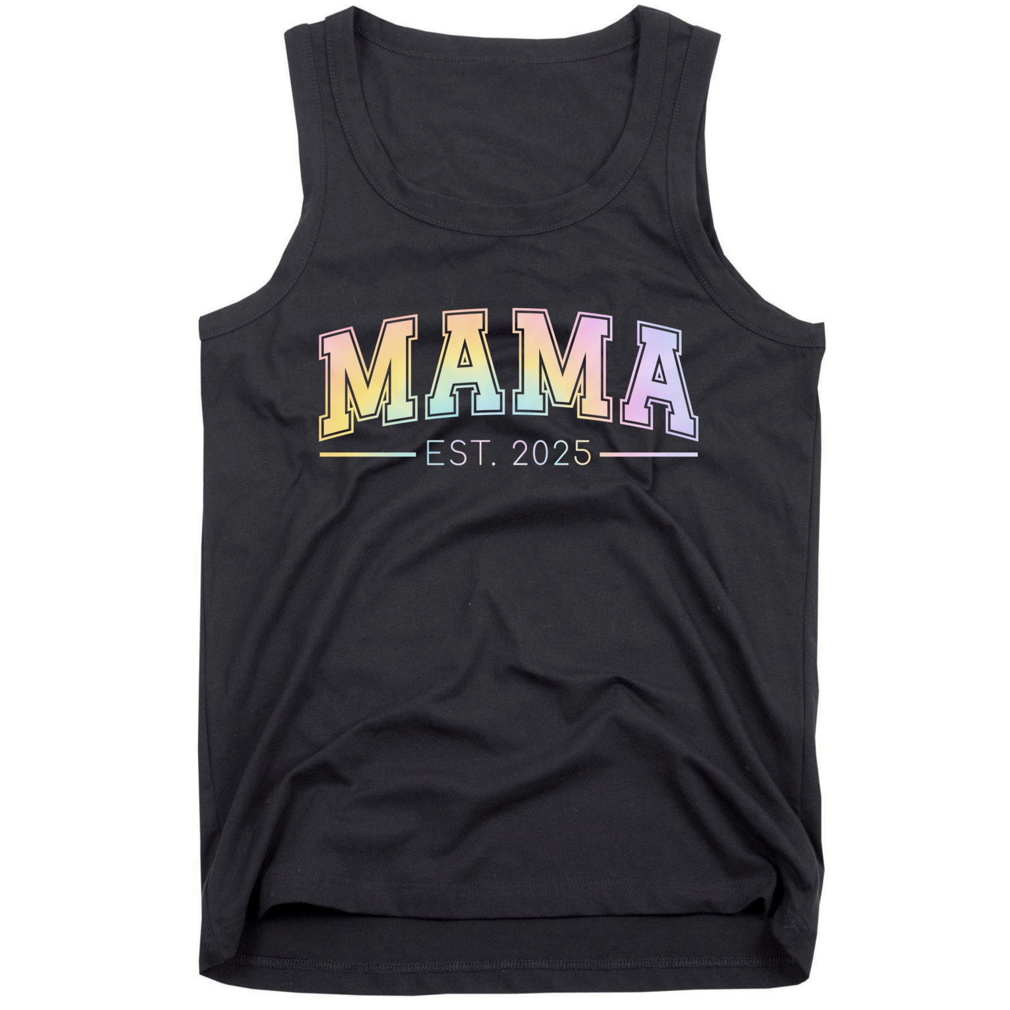 Mama Est. 2025 Expect Baby New Mama Promoted To Mama 2025  Tank Top