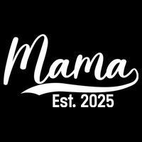 Mama Est. 2025 Expect Baby Mothers Day 2025 New Mom  16 in Basic Backpack