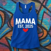 Mama Est. 2025 Expect Baby New Mom Mama 2025 Mothers Day  Womens Tank Top