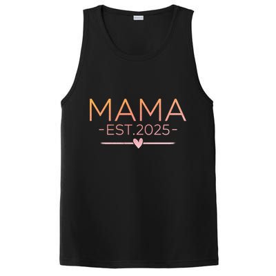 Mama Est. 2025 Expect Baby New Mom Mothers Day PosiCharge Competitor Tank
