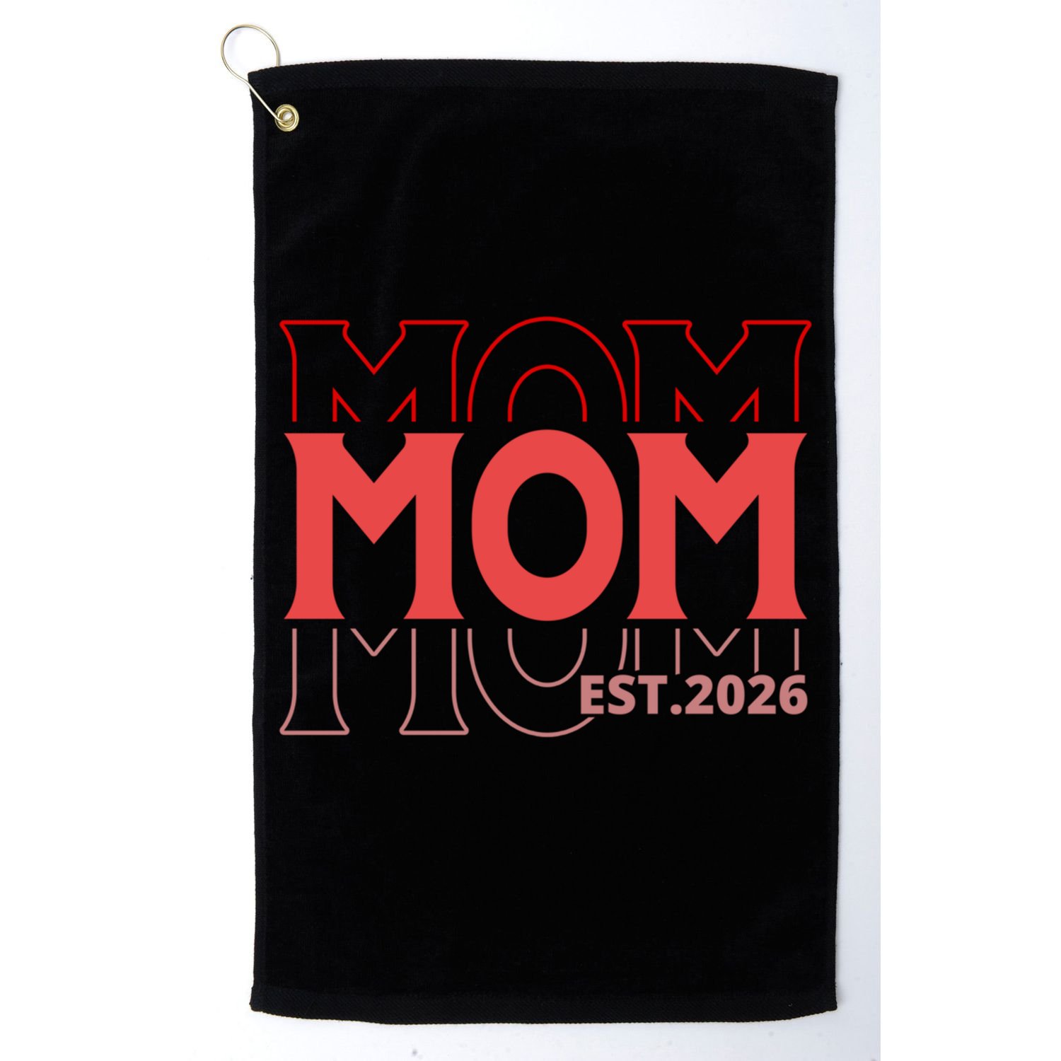 Mama Est. 2026 Expect Baby New Mom Mothers Day Golf Towel