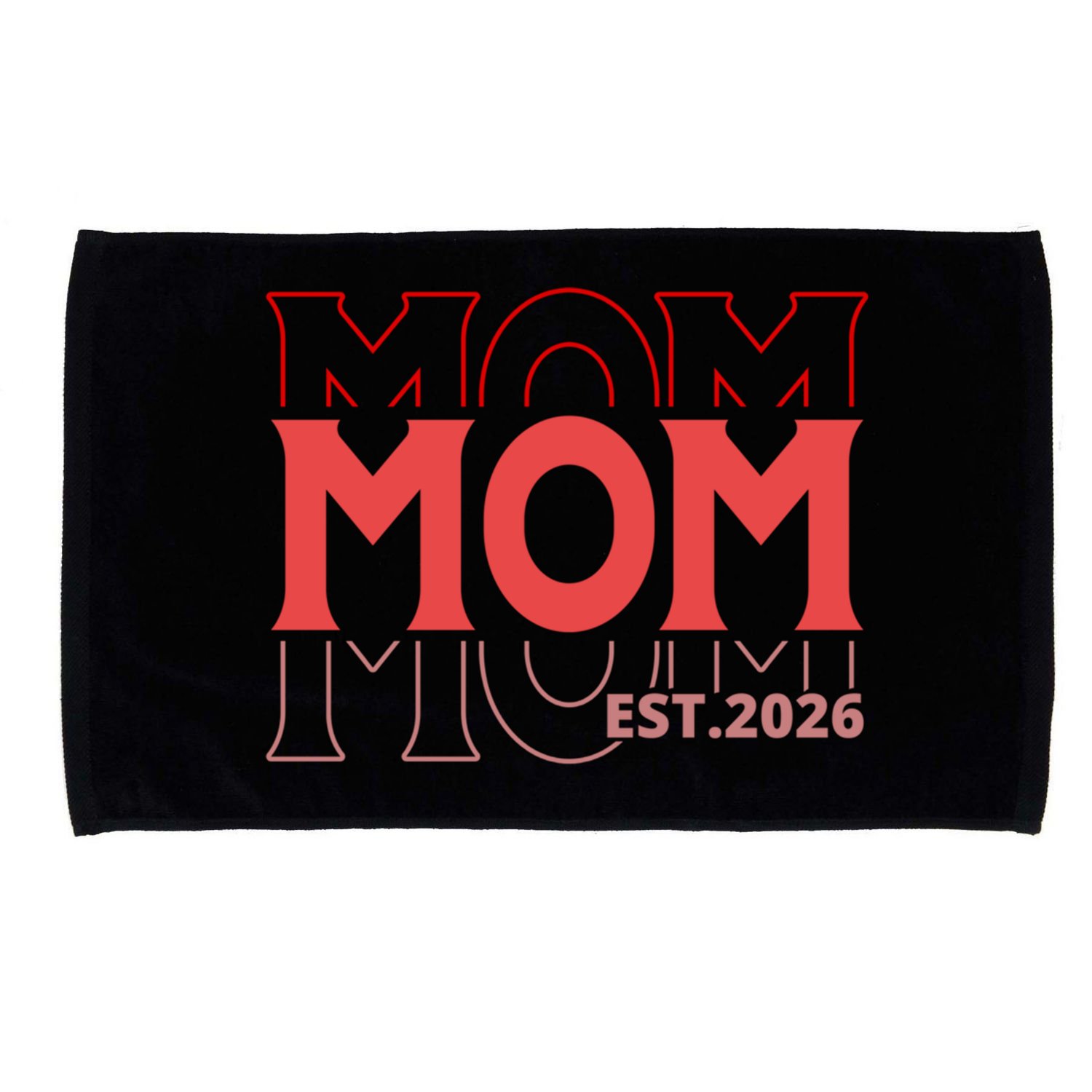 Mama Est. 2026 Expect Baby New Mom Mothers Day Microfiber Hand Towel