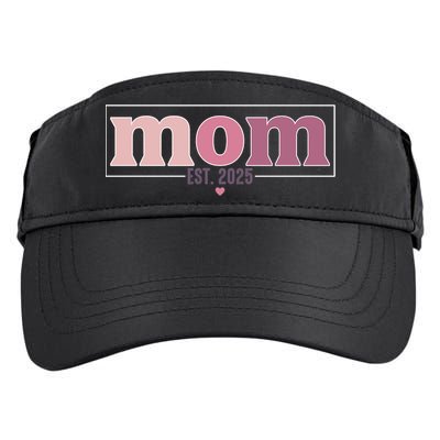 Mama Est. 2025 Expect Baby New Mom Mothers Day Adult Drive Performance Visor