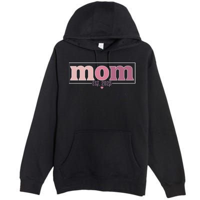 Mama Est. 2025 Expect Baby New Mom Mothers Day Premium Pullover Hoodie