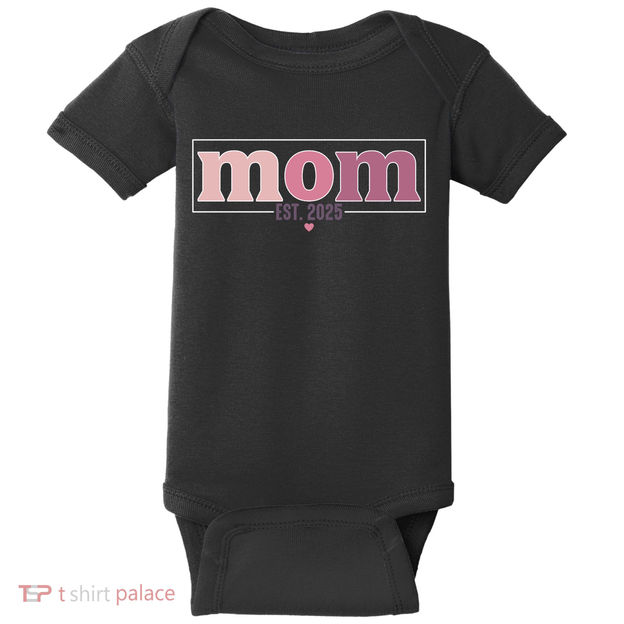 Mama Est. 2025 Expect Baby New Mom Mothers Day Baby Bodysuit