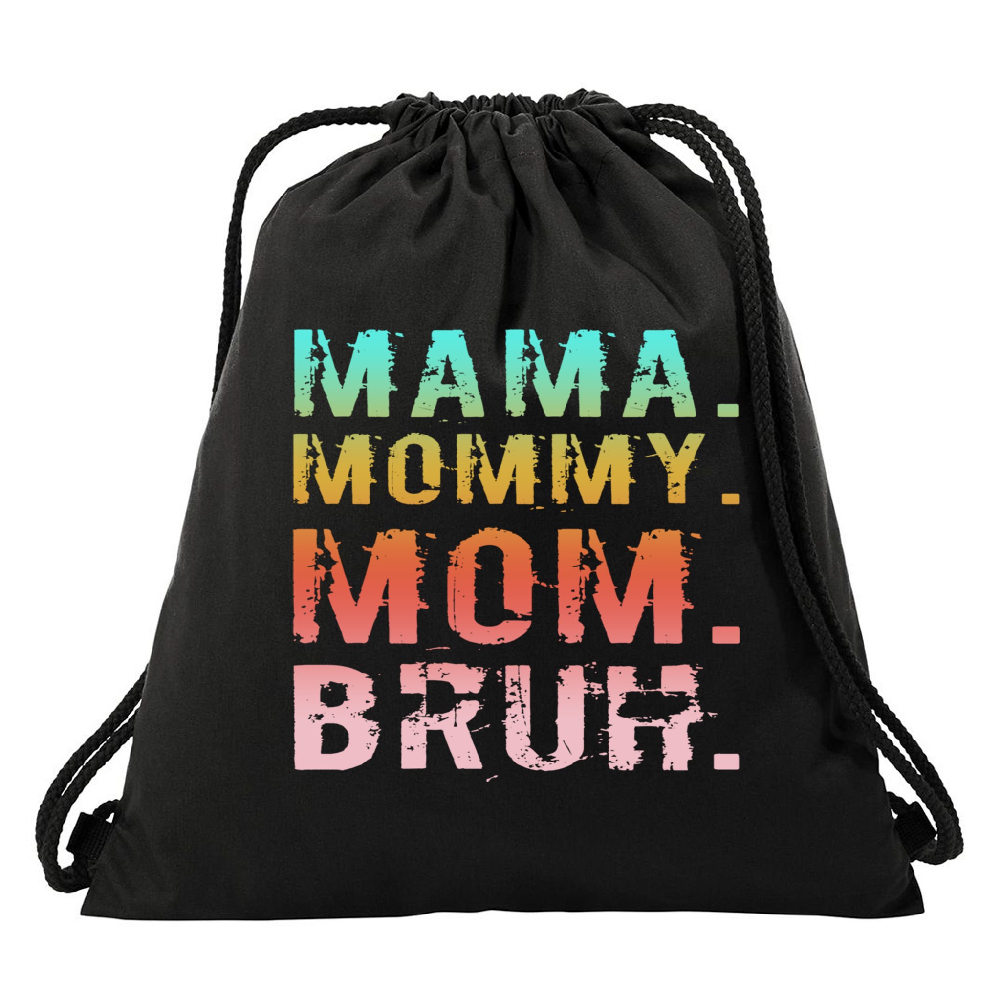 Mom Est 2025 Expect Baby New First Mommy Mama Mother's Day  Drawstring Bag