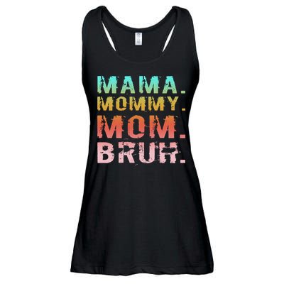 Mom Est 2025 Expect Baby New First Mommy Mama Mother's Day  Ladies Essential Flowy Tank