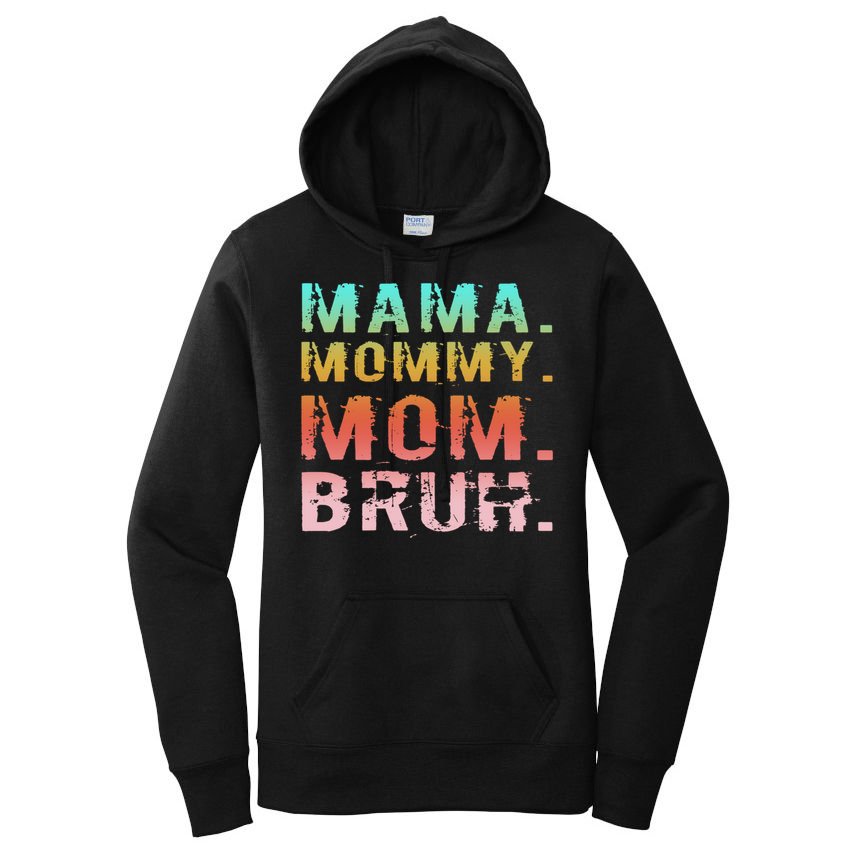 Mom Est 2025 Expect Baby New First Mommy Mama Mother's Day  Women's Pullover Hoodie