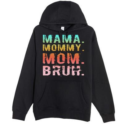 Mom Est 2025 Expect Baby New First Mommy Mama Mother's Day  Premium Pullover Hoodie