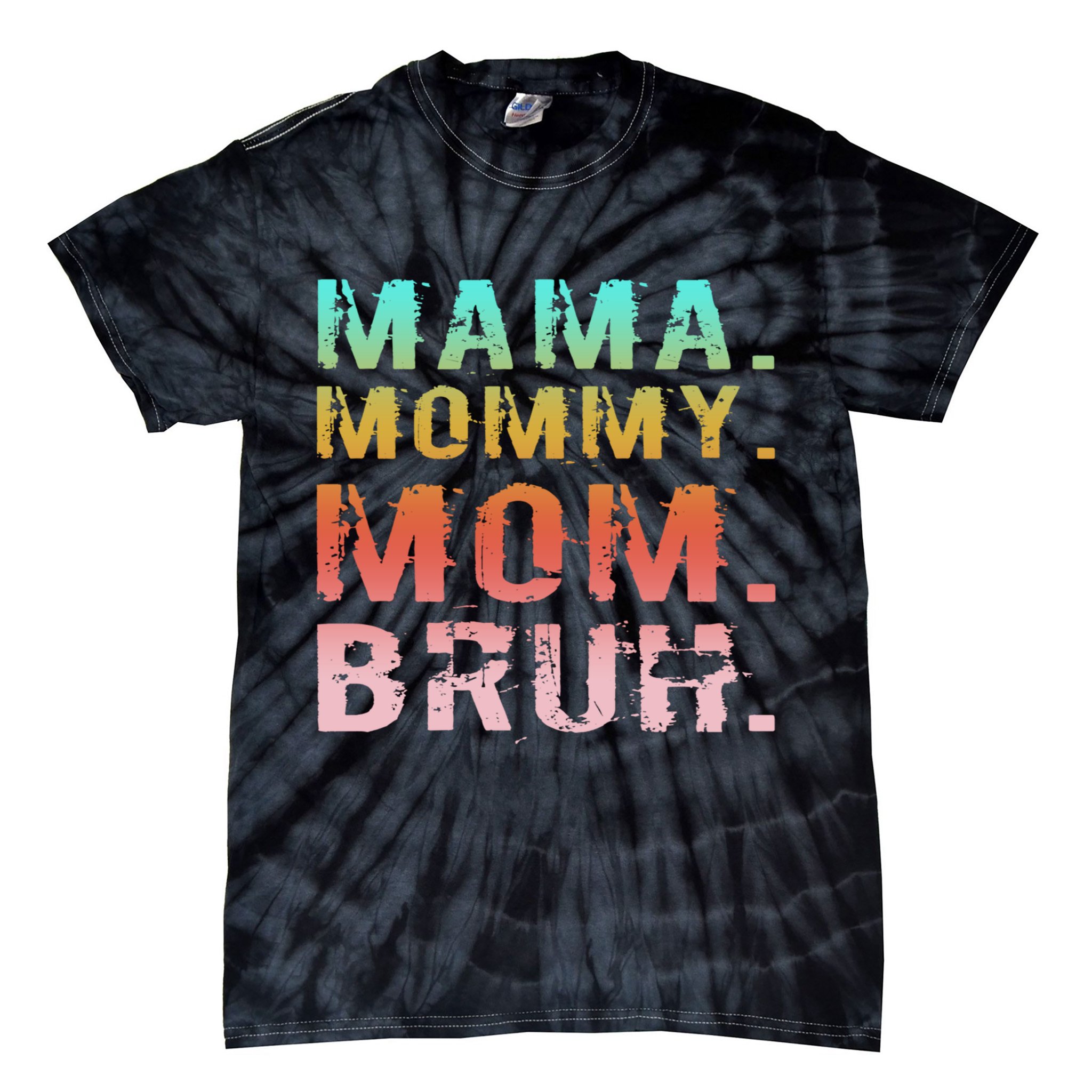 Mom Est 2025 Expect Baby New First Mommy Mama Mother's Day  Tie-Dye T-Shirt
