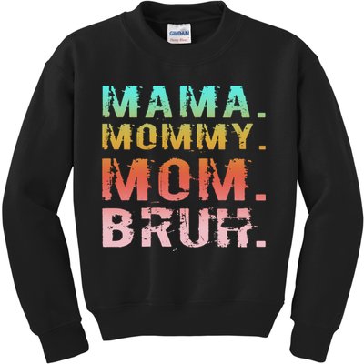 Mom Est 2025 Expect Baby New First Mommy Mama Mother's Day  Kids Sweatshirt