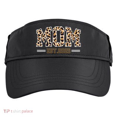 Mom Est 2025 Expect Baby New First Mommy Mama Mother's Day  Adult Drive Performance Visor