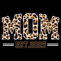 Mom Est 2025 Expect Baby New First Mommy Mama Mother's Day  16 in Basic Backpack