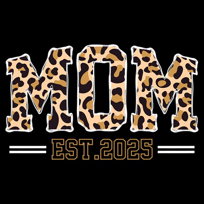 Mom Est 2025 Expect Baby New First Mommy Mama Mother's Day  16 in Basic Backpack