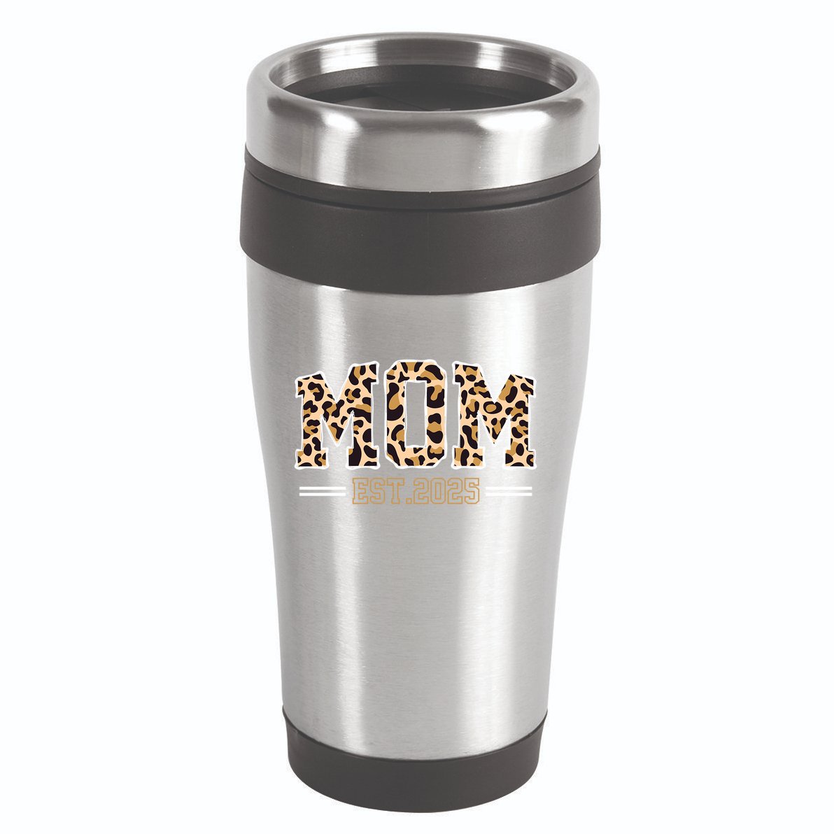 Mom Est 2025 Expect Baby New First Mommy Mama Mother's Day  16oz Travel Tumbler