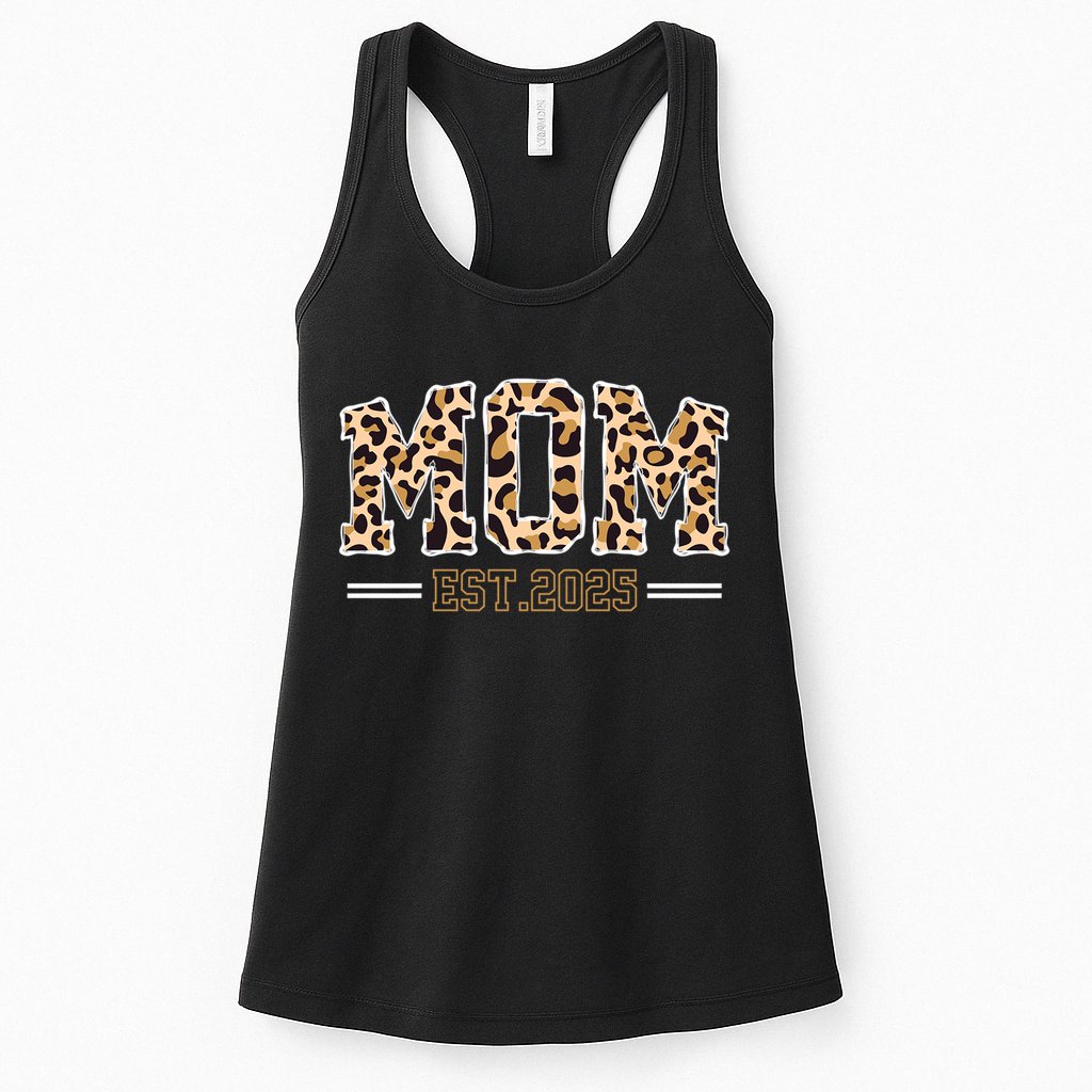 Mom Est 2025 Expect Baby New First Mommy Mama Mother's Day  Womens Tank Top