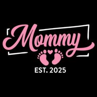 Mommy Est 2025 Expect Baby New First Mom Mama Mother's Day  Backpack