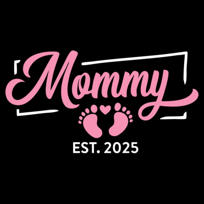 Mommy Est 2025 Expect Baby New First Mom Mama Mother's Day  Backpack