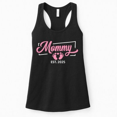Mommy Est 2025 Expect Baby New First Mom Mama Mother's Day  Womens Tank Top