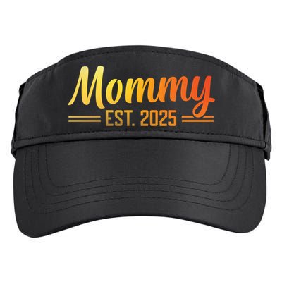 Mommy Est 2025 Expect Baby New First Mom Mama Mother's Day  Adult Drive Performance Visor