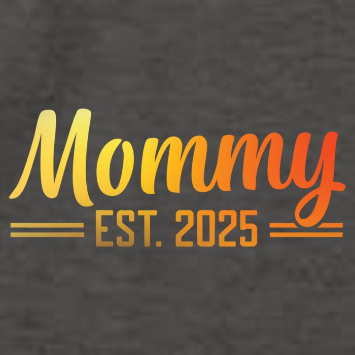 Mommy Est 2025 Expect Baby New First Mom Mama Mother's Day  Vector Backpack