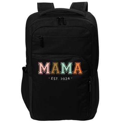 Mama Est 2024 Promoted Mothers Day Design Impact Tech Backpack