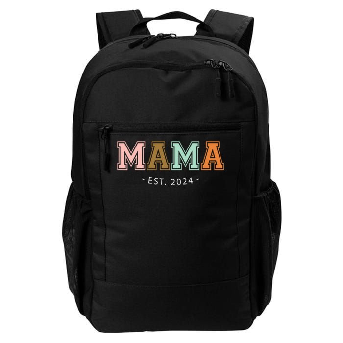 Mama Est 2024 Promoted Mothers Day Design Daily Commute Backpack