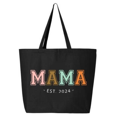 Mama Est 2024 Promoted Mothers Day Design 25L Jumbo Tote