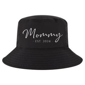 Mommy Est 2024 Promoted To Mom 2024 Mothers Day New Mom Cool Comfort Performance Bucket Hat