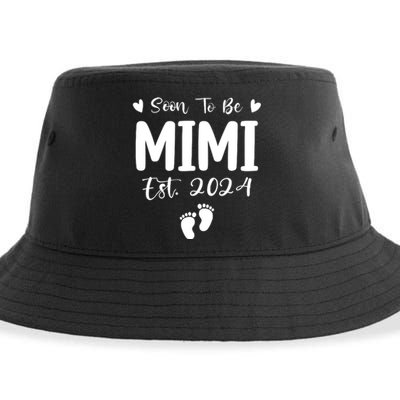 Mimi Est 2024 Soon To Be Mimi Funny Pregnancy Announcement Sustainable Bucket Hat