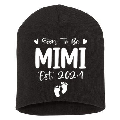 Mimi Est 2024 Soon To Be Mimi Funny Pregnancy Announcement Short Acrylic Beanie