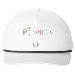 Mom Est 2024 Expect Baby 2024 Mother 2024 New Mom 2024 Snapback Five-Panel Rope Hat