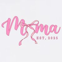 Mama Est 2025 Cute Coquette Bow Mothers Day New Mom Baby Bodysuit