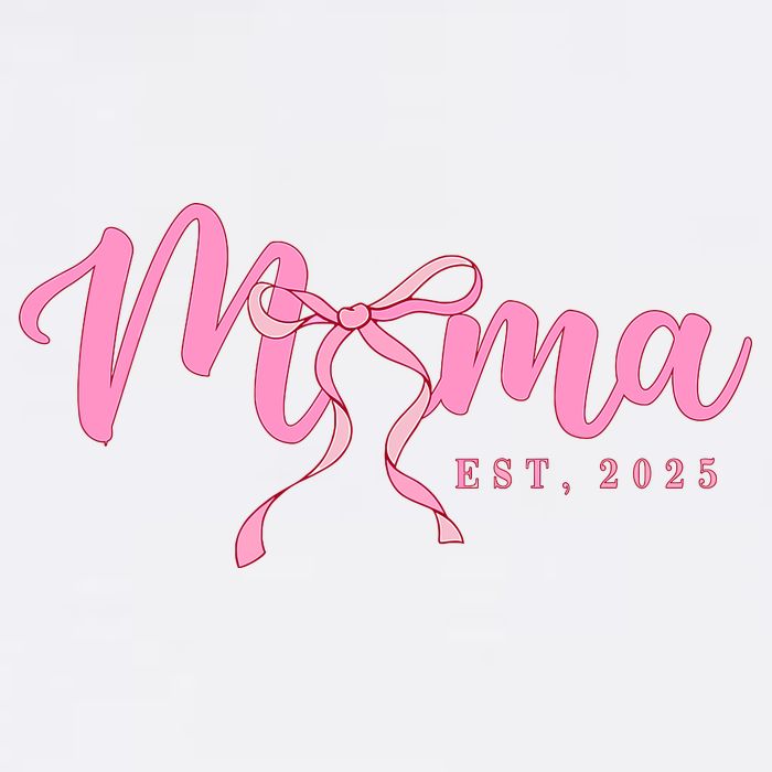 Mama Est 2025 Cute Coquette Bow Mothers Day New Mom Baby Bodysuit