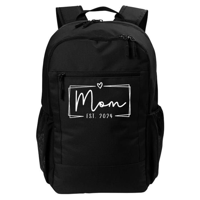 Mom Est 2024 Expect Baby 2024 Mother 2024 New Mom 2024 Daily Commute Backpack