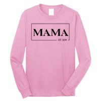 Mama Est 2024 Mothers Day Gift Long Sleeve Shirt