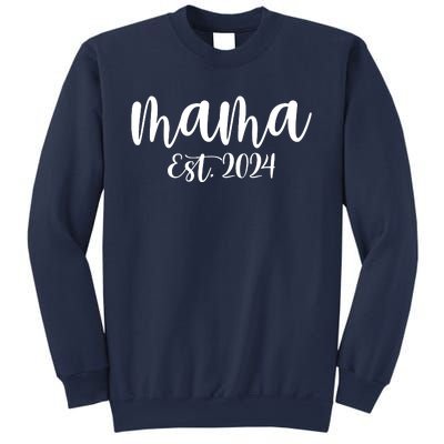 Mama Est 2024 Promoted To Mommy Mothers Day Mom 2024 Sweatshirt