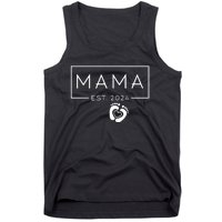 Mama Est 2024 Promoted To Mommy Mothers Day Mom 2024 Tank Top